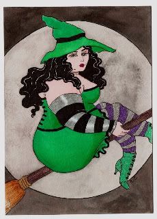  fat green witch