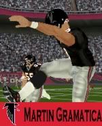 Martin Gramatica: Signed as a rookie by Greg Wood to kick for the East Side (507) in 1999, Gramatica managed to hang on until 2004, his third season under Falcons owner Don Roberts. He didn't score again until he put up 25 for Glen Garcia's Cobras (25) title run. He still has the two best season in Black Knights history (128 in 02 and 127 in 00 [5th best in League history]). His best game came w11/99 when he booted 19 against the Scorpions on the bench. As a starter he notched 18 twice  still the franchise record