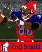 Played his first seven seasons with the Rebels/Degenerates/Kannapolis Spitters (120.44) In 2004 the Pack Mules (21.02) picked him up in the RFA. Week 4 of 05 they traded him to the Flash along with Mark Bruener for Ricky Williams and Cedrick Wilson. After spending the 2006 season with the Flash (23.22) he spent 2007 with the Flash, Hedge Hogs and then finished his career with the Rebels but did not score in '07. His best seasons saw him score 30 and 31 in 00 and 01. Took the Rebels to three SB's (97, 99, 01) and got a ring in 99. 