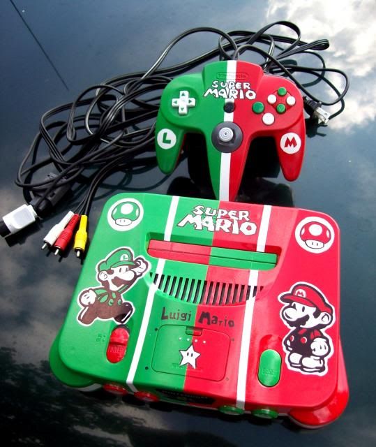 Custom Super Mario Brothers N64 With Controller Super Mario Boards 2760