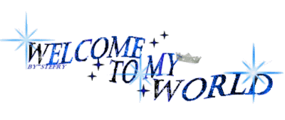 WELCOME TO MY WORLD