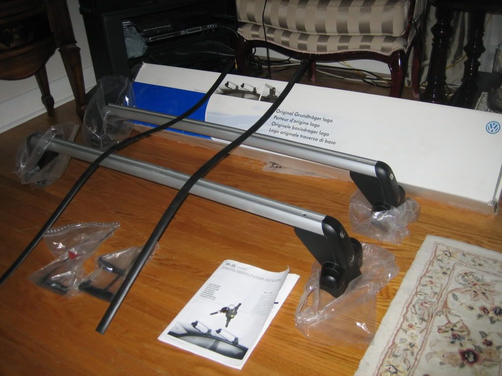 FS Volkswagen Passat Base Carrier Bars, Sedan B5 [Roof Rack 1998 2001] VW Vortex