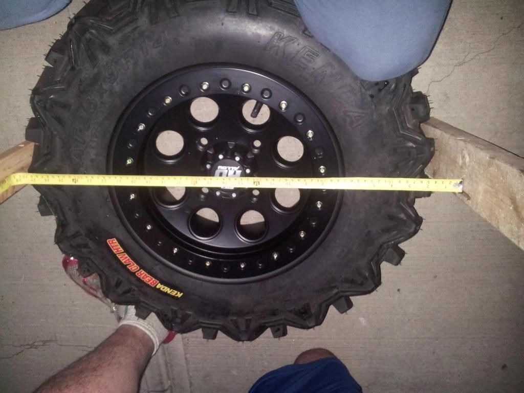 28 inch kenda Bear claws, first impressions CanAm ATV Forum