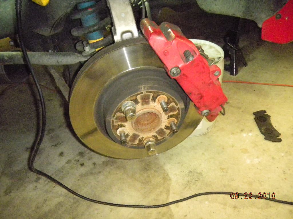 How To Front Brake Pad installation procedure SRT10 Forum