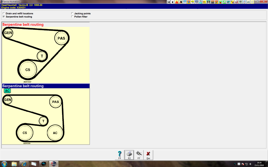 [Vectra B] [9502] Serpentine belt and alternator Page 2 Vauxhall