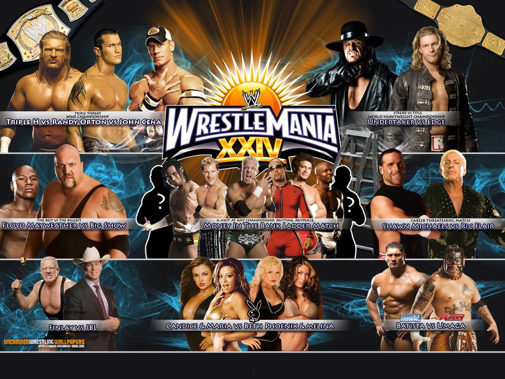 WrestleMania 24 Matches Photo by Jose_Gets_Money Photobucket