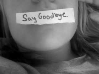 say  goodbye
