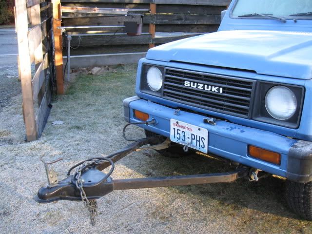 suzuki samurai tow bar bracket