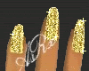 Dainty Hands Gold Nails