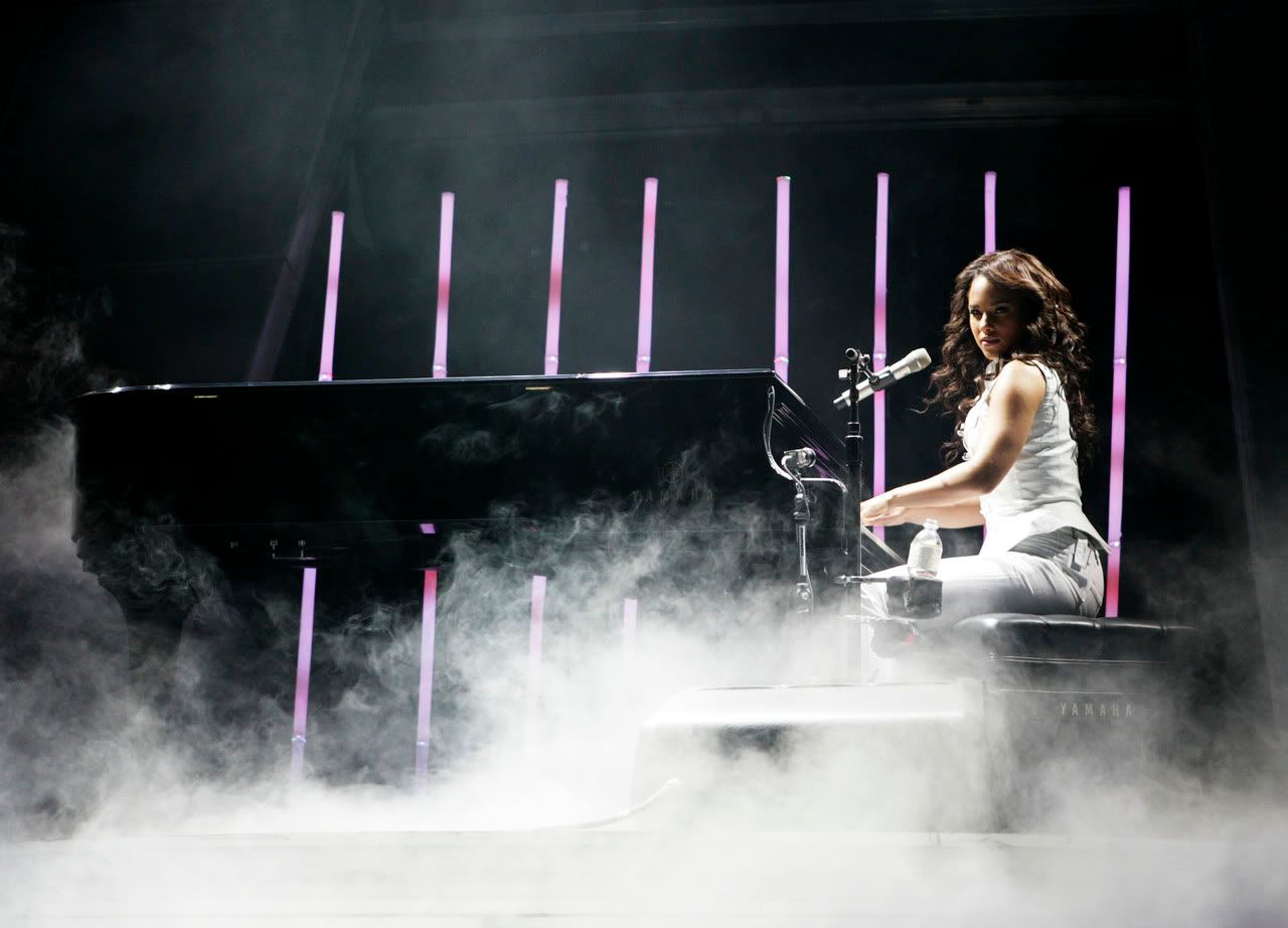 Alicia Keys performs during