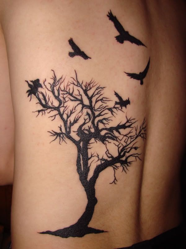 black bird tattoo. Black Birds: Crow amp;