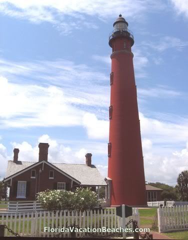Ponce De Leon Lighthouse - Tallest Lighthouse in Florida - South of Daytona Beach, Florida