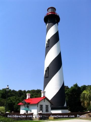 Historic St Augustine Lighthouse - Great View at the top - St Augustine, Florida