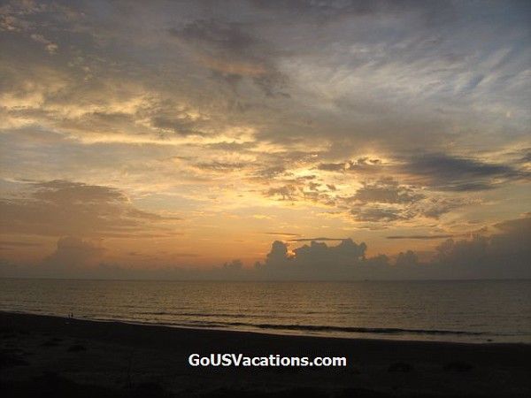 Florida Cocoa Beach Atlantic Ocean Sunrise