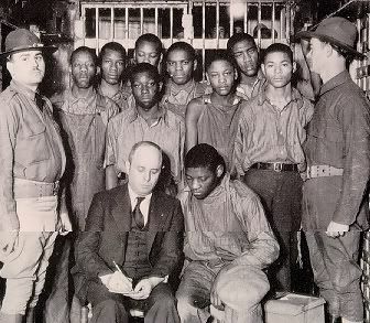 Scottsboro Boys with Attorney ,1933