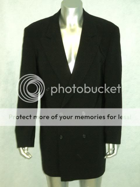 HUGO BOSS Black Celsius Omega Wool Suit Jacket Blazer 44 Tall 44T 