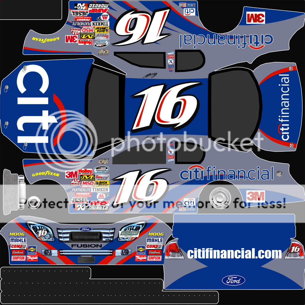 Nascar 09 ford template #2
