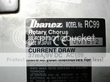 Ibanez   RC99 Analog Rotary Chorus  