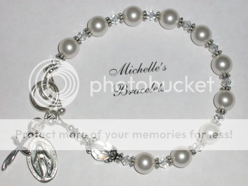 Mothers grandmothers bracelet, Awareness Cancer items in Michelles 
