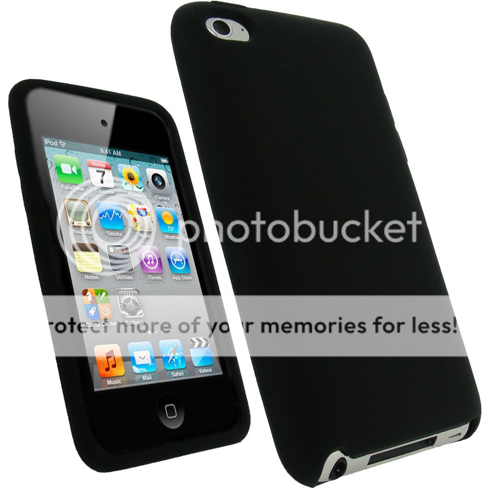 CUSTODIA COVER IPOD TOUCH 4 4G CASE SILICONE  