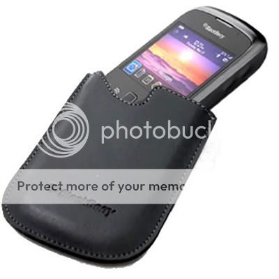 BLACKBERRY CURVE 9300 3G CUSTODIA PELLE ECO COVER  